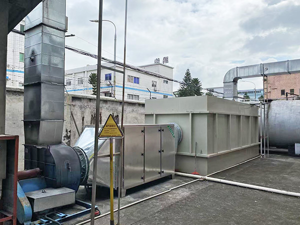 生物滴滤+活性炭吸附...