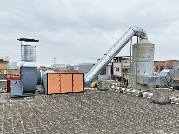 水喷淋+活性炭吸附（...